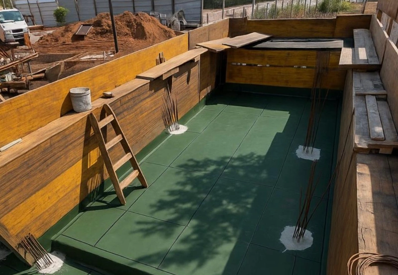 איטום רצפה בריכת שחיה